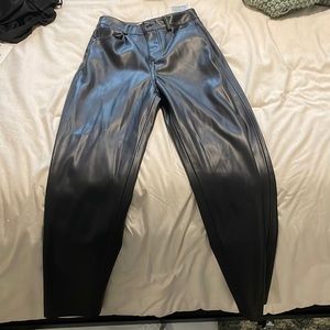 Zara Leather Pants